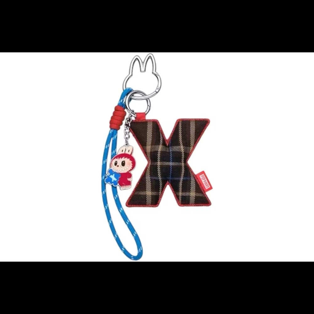 "X"- Pop Mart Labubu Pin For Lpve Pendant